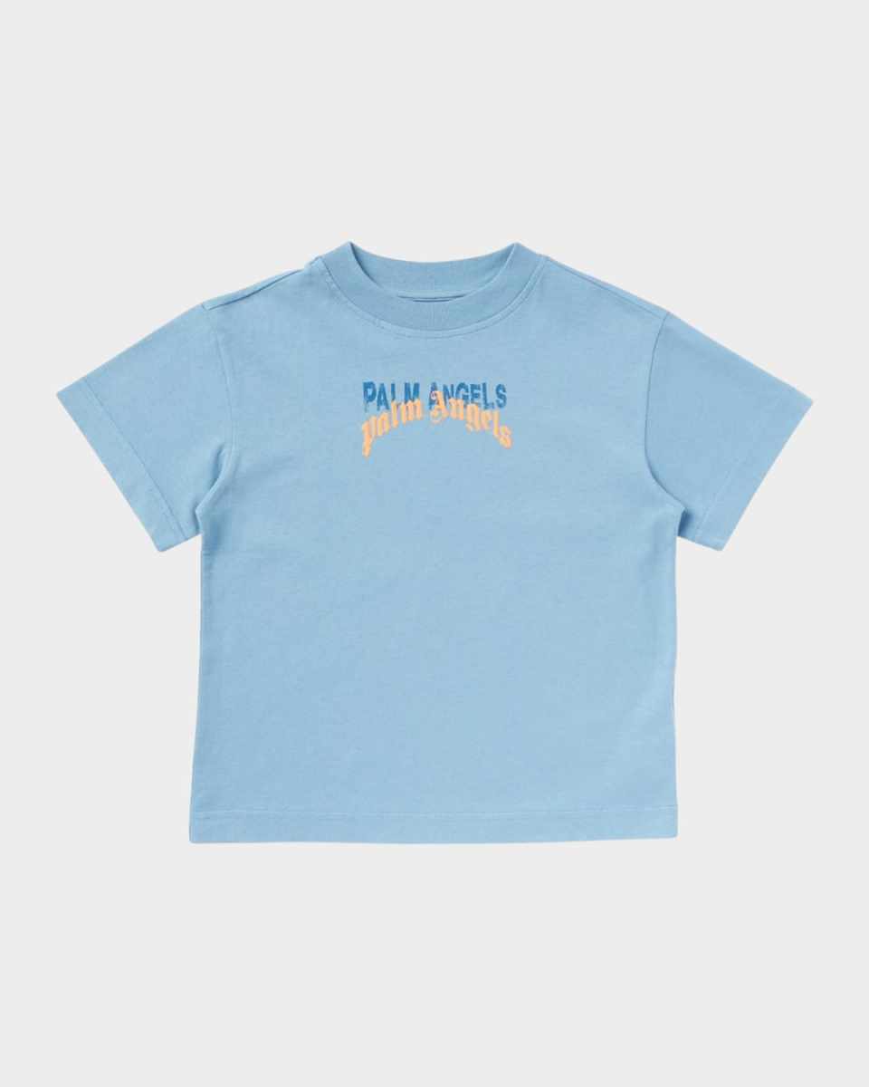 Boy's Double Logo-Print T-Shirt, Size